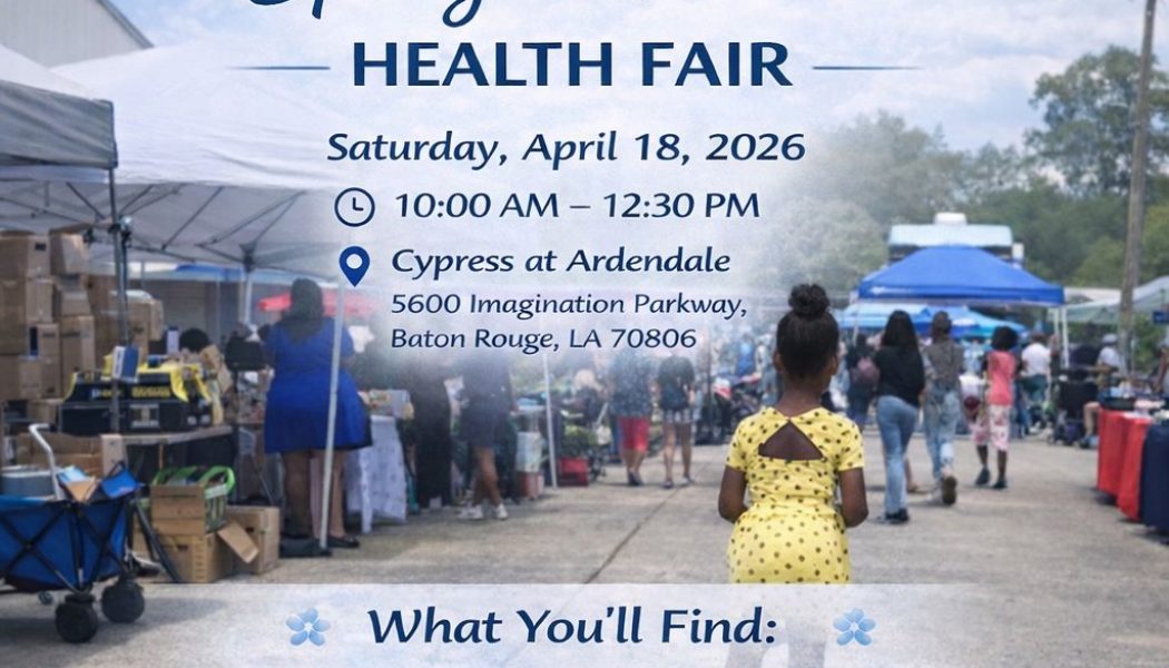 EBRPHA Spring into Wellness Health Fair